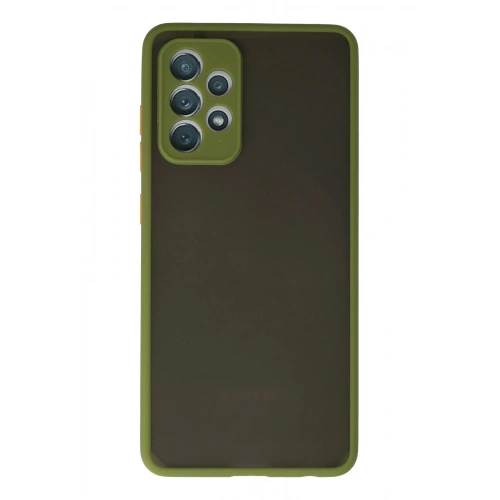 Durukar®  Samsung Galaxy A72 Kılıf Montreal Silikon Kapak - Yeşil