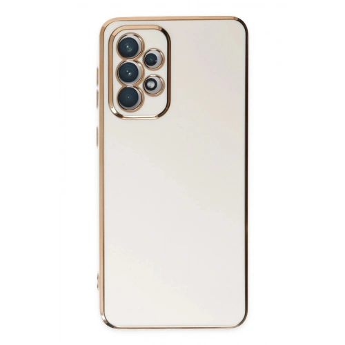 Durukar®  Samsung Galaxy A73 5G Kılıf Volet Silikon - Beyaz