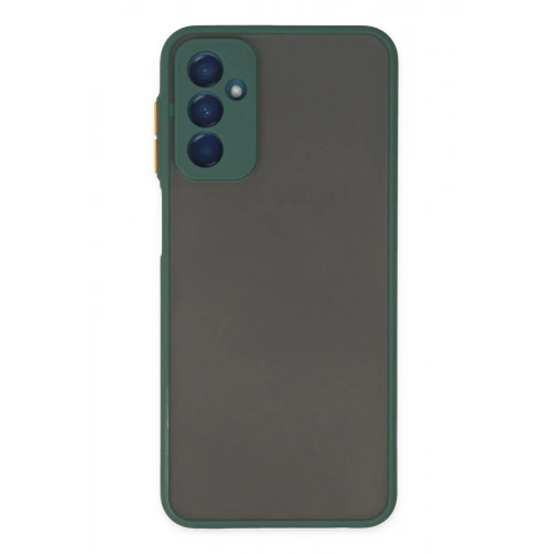 Durukar®  Samsung Galaxy M13 Kılıf Montreal Silikon Kapak - Yeşil