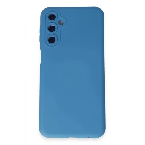 Durukar®  Samsung Galaxy M14 5G Kılıf Nano içi Kadife Silikon - Mavi