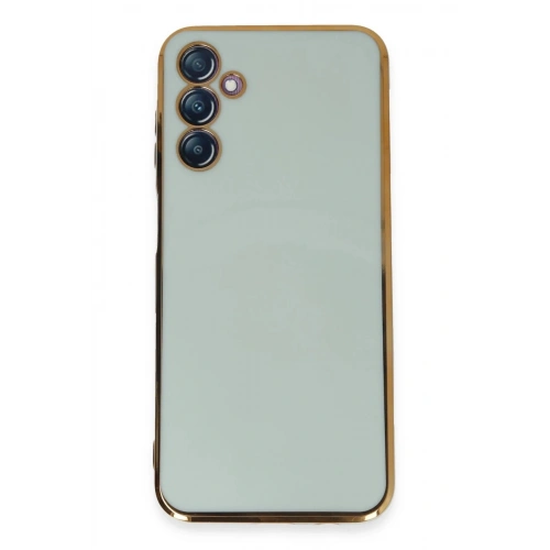 Durukar®  Samsung Galaxy M14 5G Kılıf Volet Silikon - Açık Yeşil