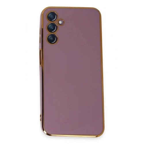 Durukar®  Samsung Galaxy M14 5G Kılıf Volet Silikon - Mor