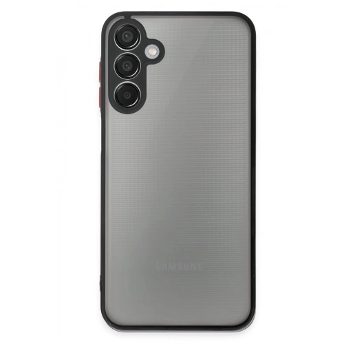 Durukar®  Samsung Galaxy M15 Kılıf Montreal Silikon Kapak - Siyah