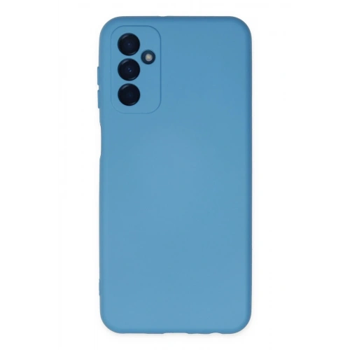 Durukar®  Samsung Galaxy M23 Kılıf Nano içi Kadife Silikon - Mavi