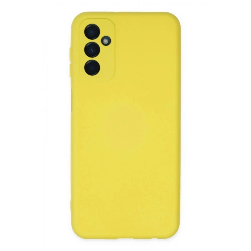 Durukar®  Samsung Galaxy M23 Kılıf Nano içi Kadife Silikon - Sarı
