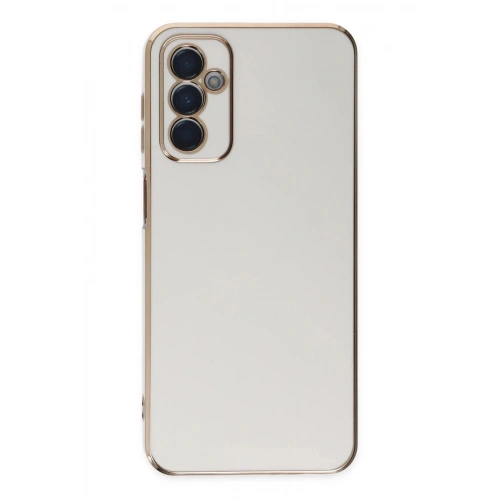 Durukar®  Samsung Galaxy M23 Kılıf Volet Silikon - Beyaz