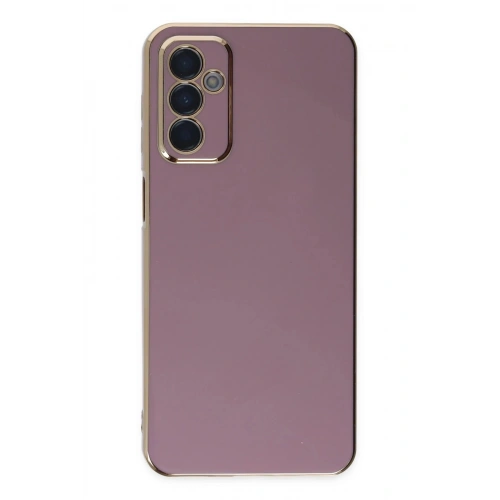 Durukar®  Samsung Galaxy M23 Kılıf Volet Silikon - Mor