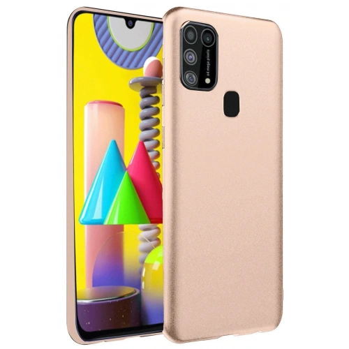 Durukar®  Samsung Galaxy M31 Kılıf Nano içi Kadife Silikon - Pudra