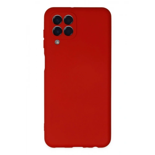 Durukar®  Samsung Galaxy M33 Kılıf Nano içi Kadife Silikon - Kırmızı