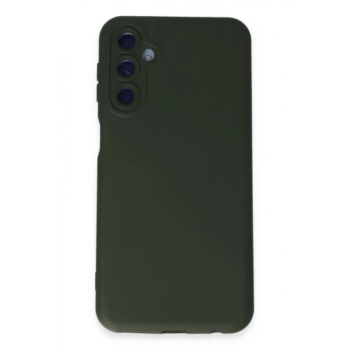 Durukar®  Samsung Galaxy M34 5G Kılıf Nano içi Kadife Silikon - Koyu Yeşil