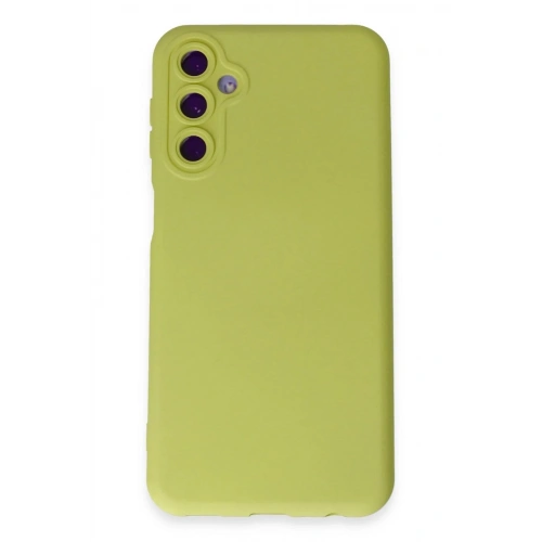 Durukar®  Samsung Galaxy M34 5G Kılıf Nano içi Kadife Silikon - Sarı