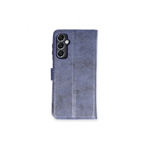 Durukar®  Samsung Galaxy M34 5G Kılıf Trend S Plus Kapaklı Kılıf - Lacivert