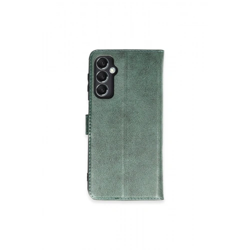 Durukar®  Samsung Galaxy M34 5G Kılıf Trend S Plus Kapaklı Kılıf - Yeşil