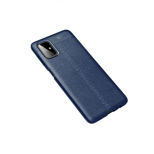 Durukar®  Samsung Galaxy M51 Kılıf Auto Focus Kapak - Lacivert