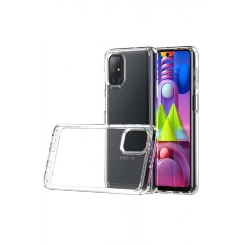 Durukar®  Samsung Galaxy M51 Kılıf Lüx Şeffaf Silikon