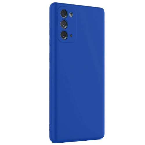 Durukar®  Samsung Galaxy Note 20 Kılıf First Silikon - Mavi