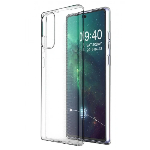 Durukar®  Samsung Galaxy Note 20 Kılıf Lüx Şeffaf Silikon