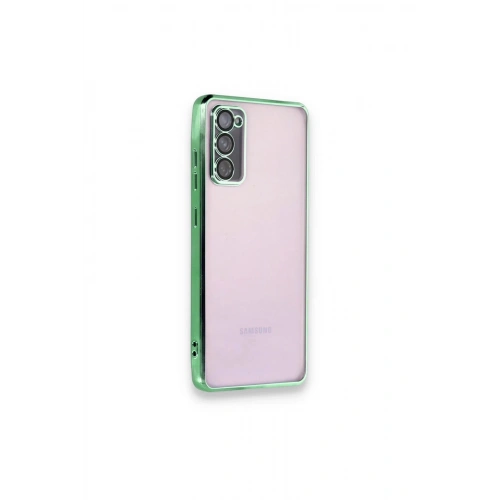 Durukar®  Samsung Galaxy S20 FE Kılıf  Lensli Silikon - Yeşil