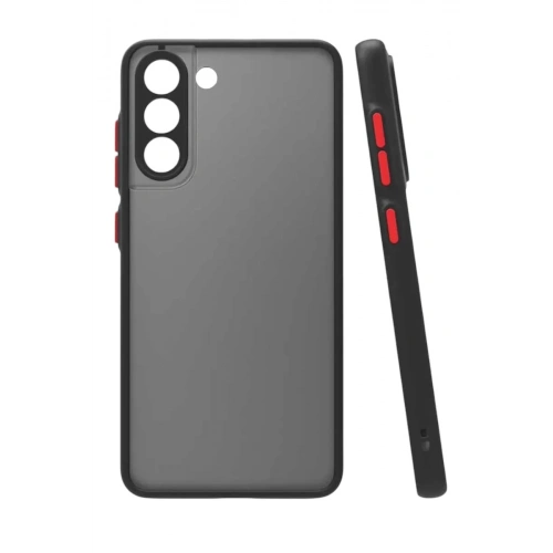 Durukar®  Samsung Galaxy S21 FE Kılıf Montreal Silikon Kapak - Siyah
