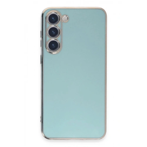Durukar®  Samsung Galaxy S23 Kılıf Volet Silikon - Açık Yeşil