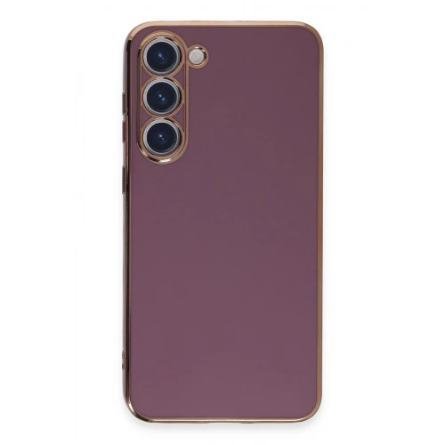 Durukar®  Samsung Galaxy S23 Kılıf Volet Silikon - Mor