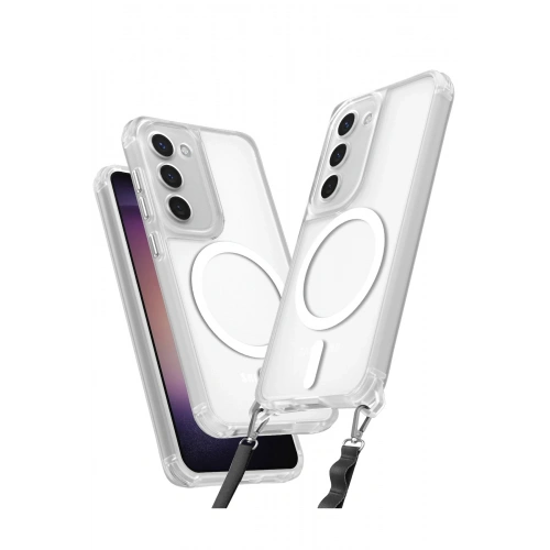 Durukar®  Samsung Galaxy S23 Plus Kılıf Enka Magsafe Silikon Kılıf - Şeffaf
