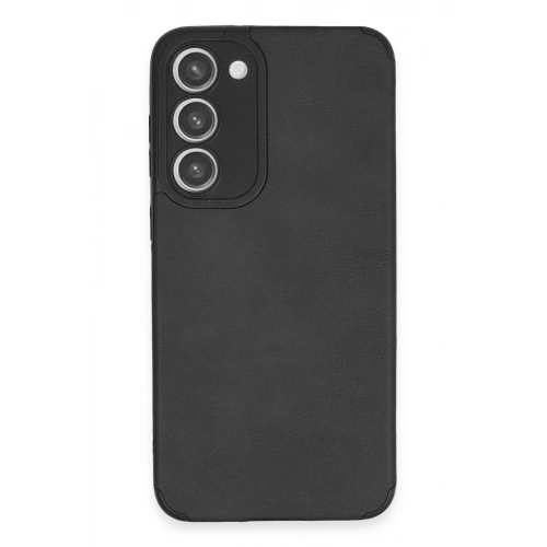 Durukar®  Samsung Galaxy S23 Plus Kılıf Loop Deri Silikon - Siyah