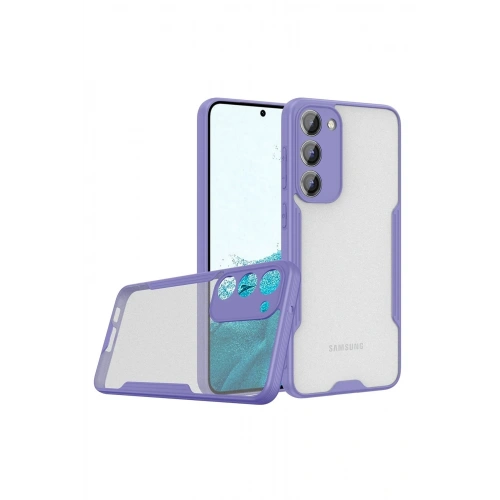 Durukar®  Samsung Galaxy S23 Plus Kılıf Platin Silikon - Lila