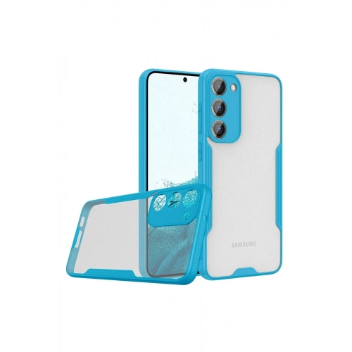 Durukar®  Samsung Galaxy S23 Plus Kılıf Platin Silikon - Mavi
