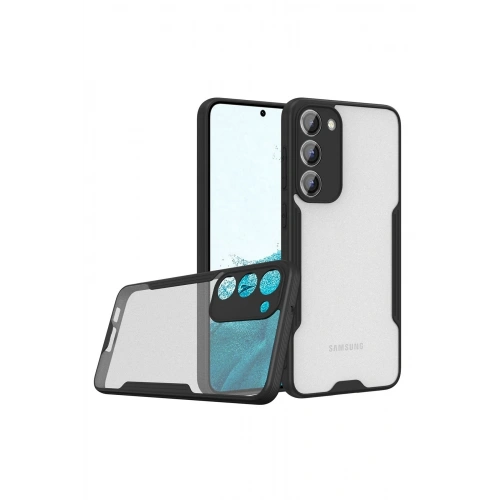 Durukar®  Samsung Galaxy S23 Plus Kılıf Platin Silikon - Siyah