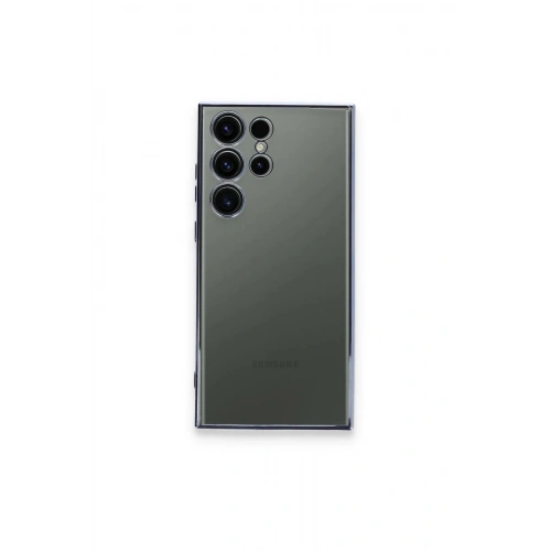 Durukar®  Samsung Galaxy S23 Ultra Kılıf  Lensli Silikon - Açık Mavi