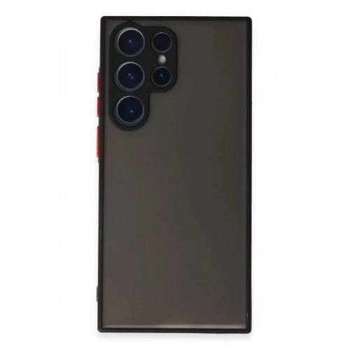 Durukar®  Samsung Galaxy S23 Ultra Kılıf Montreal Silikon Kapak - Siyah