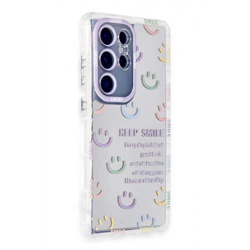 Durukar®  Samsung Galaxy S23 Ultra Kılıf Reflexion Desenli Kapak - Desen 2