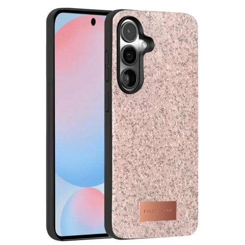 Durukar®  Samsung Galaxy S24 Bright Simli Kapak - Pembe