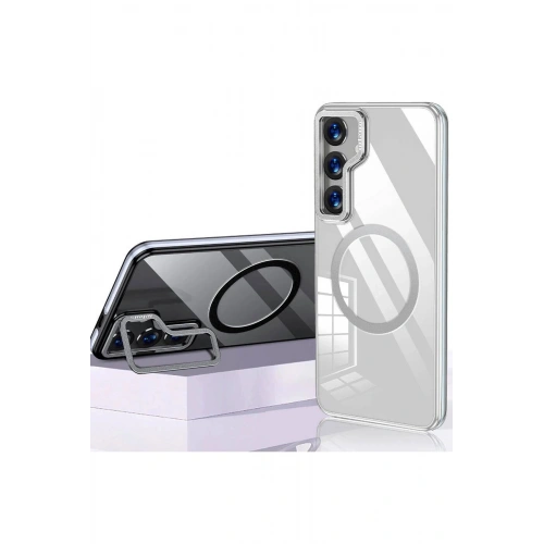 Durukar®  Samsung Galaxy S24 Crystal Magsafe Kapak - Şeffaf