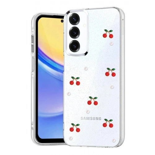 Durukar®  Samsung Galaxy S24 FE Fiyonk Desenli Kapak - Desen 9