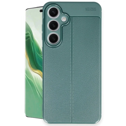 Durukar®  Samsung Galaxy S24 FE Kılıf Auto Focus Kapak - Koyu Yeşil