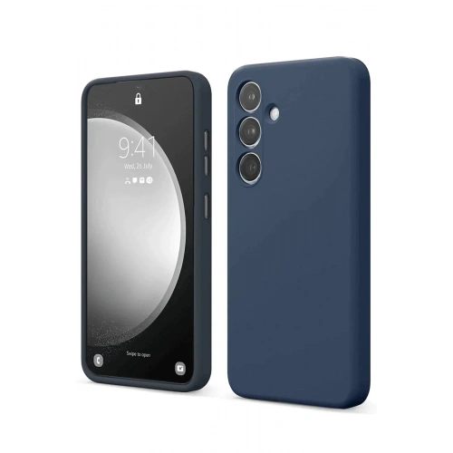 Durukar®  Samsung Galaxy S24 FE Kılıf First Silikon - Lacivert