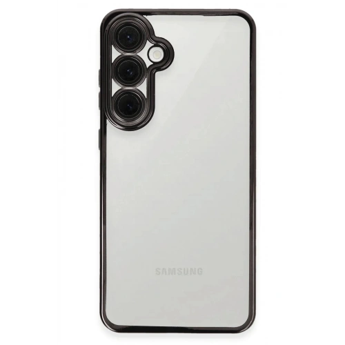 Durukar®  Samsung Galaxy S24 FE Kılıf  Lensli Silikon - Siyah