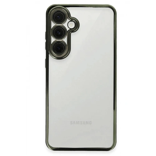 Durukar®  Samsung Galaxy S24 FE Kılıf  Lensli Silikon - Yeşil