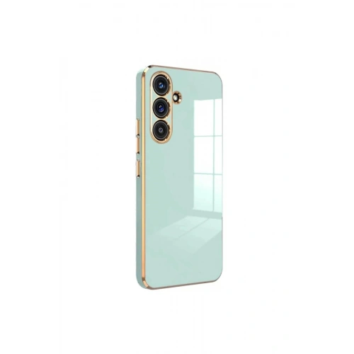 Durukar®  Samsung Galaxy S24 FE Kılıf Volet Silikon - Açık Yeşil