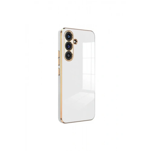 Durukar®  Samsung Galaxy S24 FE Kılıf Volet Silikon - Beyaz