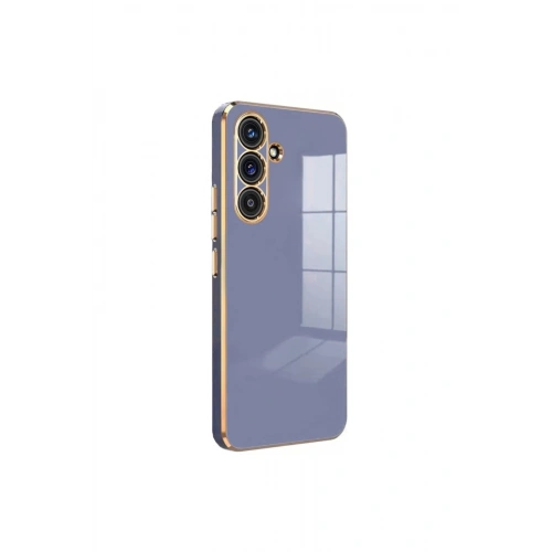 Durukar®  Samsung Galaxy S24 FE Kılıf Volet Silikon - Mavi