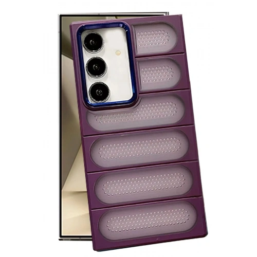 Durukar®  Samsung Galaxy S24 Kılıf Airmax Silikon Kapak - Derin Mor