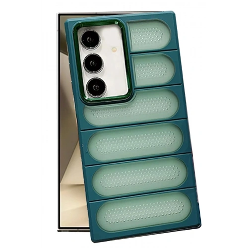 Durukar®  Samsung Galaxy S24 Kılıf Airmax Silikon Kapak - Koyu Yeşil