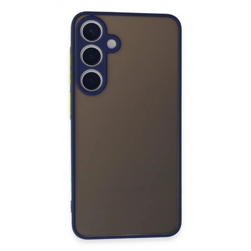 Durukar®  Samsung Galaxy S24 Kılıf Montreal Silikon Kapak - Lacivert