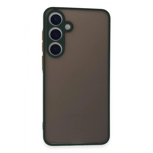 Durukar®  Samsung Galaxy S24 Kılıf Montreal Silikon Kapak - Yeşil