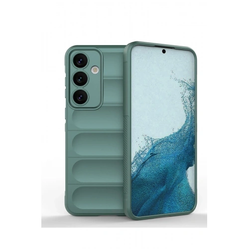 Durukar®  Samsung Galaxy S24 Kılıf Optimum Silikon - Koyu Yeşil