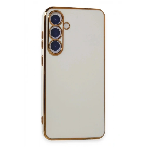 Durukar®  Samsung Galaxy S24 Plus Kılıf Volet Silikon - Beyaz