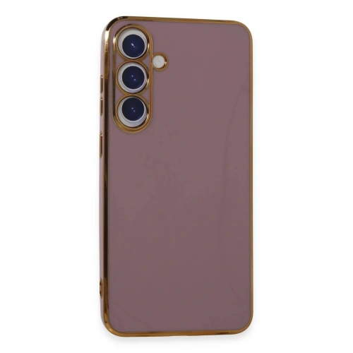 Durukar®  Samsung Galaxy S24 Plus Kılıf Volet Silikon - Mor